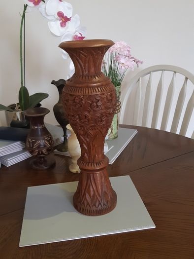 Ex film prop wooden vase