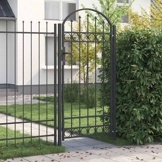 Steel Garden Fence Gate 100x250 cm