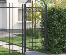Steel Garden Fence Gate 100x250 cm