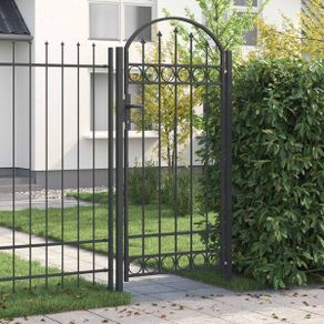 Steel Garden Fence Gate 100x250 cm
