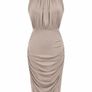 AX Ruched High Neck Dress Image 2