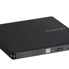 Sandstrom Sedvdbk26 Ultra Slim External Cd/dvd Writer - Black