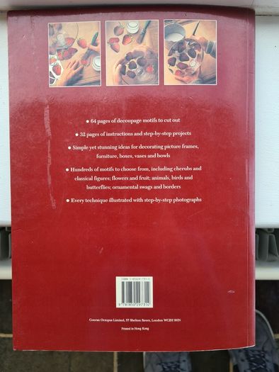 The Decoupage Sourcebook. Includes 64 Pages Of Motifs To Cut Out. By Jovasta Innrs & Stewart Walton.