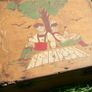 Antique Lunch Box Young Thugs Toys Pasadena California 1940s-50s  9" x 7" H3" Image 6