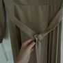Elegant blazer dress in beige color Image 5