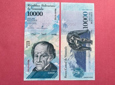 Venezuela  10000 Bolivares  2017  Pick 96b  ( Uncirculated )