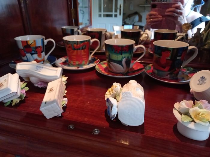 cups and saucers