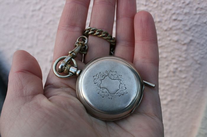 Vintage Sterling Silver Pocket Watch