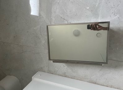 Bathroom mirror/cabinet