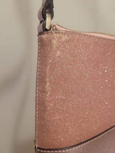 Kate Spade Lola Glitter Crossbody Bag  Rose Gold / Pink Sparkle