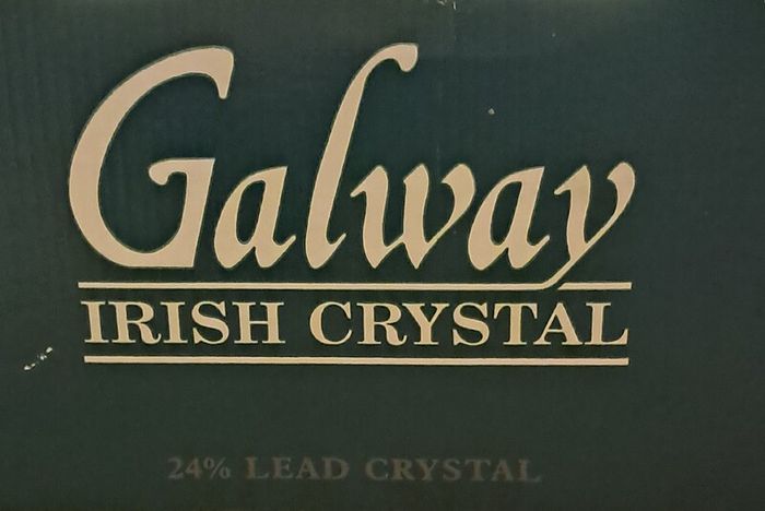 BNIB Galway Crystal Whiskey Glasses x 5 with original stickers