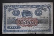 1943 Provincial Bank of Ireland Limited 5 Pounds, signed 'Kennedy'