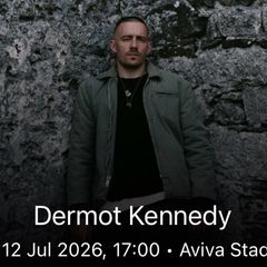 Dermot Kennedy Concert Tickets x 3