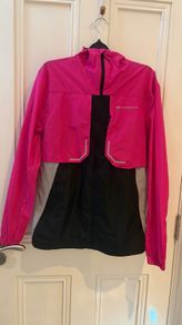 Monterrain Pink Black Lightweight Hooded Jacket  Adult XS