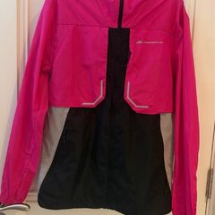 Monterrain Pink Black Lightweight Hooded Jacket  Adult XS