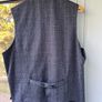 Zara Man Glen Plaid '4-Way Stretch' Comfort Knit Waistcoat Vest - Size XL / 44 Image 4