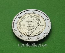 Greece 2018 year Uncirculated 2 Euro coin.
