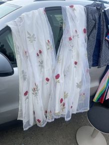 Rose curtains - medium size