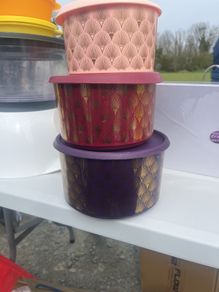 tupperware set of 3