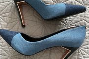 Ted Baker Blue Denim Court Shoes-Size 36 - New in Box