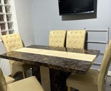 marble dining table
