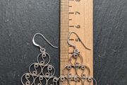 Silver earrings