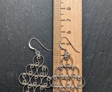Silver earrings