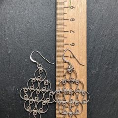 Silver earrings