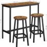Bar Table Set, Bar Table with 2 Bar Stools Image 3