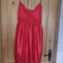 Red lace dress (free postage) Image 2