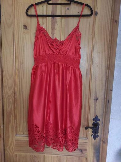 Red lace dress (free postage)