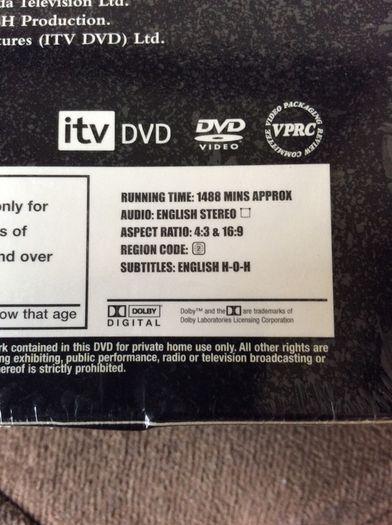 Helen Mirren Prime Suspect DVD Box Set NEW
