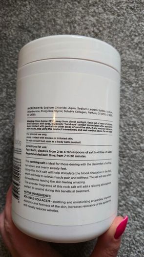 Professional foot salt