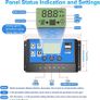 Solar Charge Controller, Topcloud 30A Solar Panel Controller 12V/24V PWM Auto Parameter Adjustable LCD Display Solar Panel Battery Regulator with Dual USB Port (FREE POSTAGE) Image 3