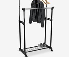 Double clothes rail