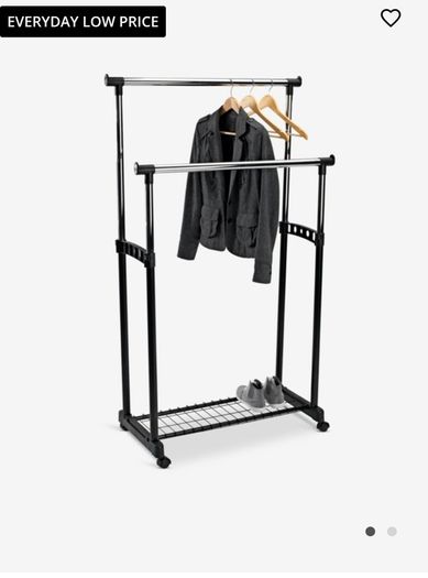 Double clothes rail