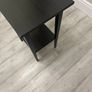 hemnes ikea side table black/brown Image 3
