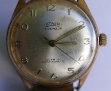 Vintage Men's STAER 17 Jeweles Incabloc Antimagnetic Watch, the watch works well and keeps time