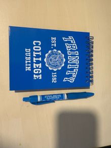Official Trinity College Dublin (TCD) Stationery Set - Notebook & Pen (Brand New)