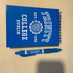 Official Trinity College Dublin (TCD) Stationery Set - Notebook & Pen (Brand New)