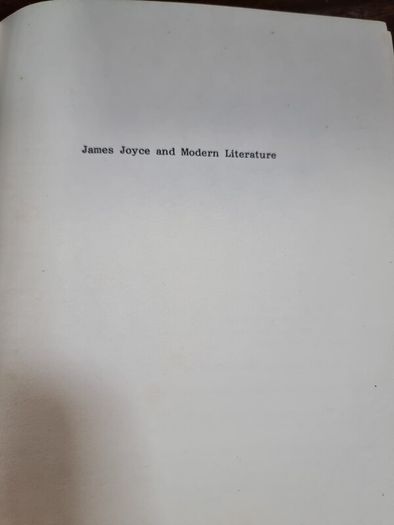 James Joyce and Modern Literature - McCormack and Stead
