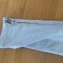 Oasis pale sky blue skinny jeans ankle length with zips Image 3