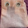 Brand new pair of Harry Corry fully lined Belgravia blush blackout ready made pink eyelet curtains for sale Image 3