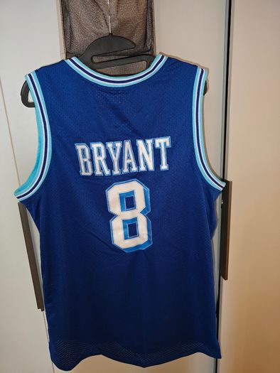 New Los angeles Kobe bryant, Mitchell and ness vintage jersey no 8 blue size L