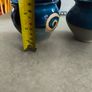 Jack O'Patsy Blue & Green Swirl Round set of 2 Belly larg Mug Hand Crafted Ireland Image 2