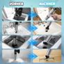 Brand New High Pressure Drain Cleaner Pump Toilet Plunger with Air Pressure Gauge Image 5