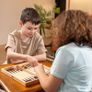 NEW SALE | 3 in 1 Games Board Traditional Games for Kids and Family, Chess Draughts Backgammon Games Image 2
