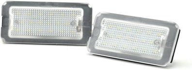 LED License Plate Lights compatible with Fiat 500 2007-2015