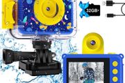 Kids Underwater Camera Boys - Kids Video Camera Waterproof 1080P HD Children Camcorder Digital Camera for Boy Holidays Birthday Toys Gifts MULTIPLE COLOURS AVAILABLE, SEE PHOTOS (FREE POSTge)