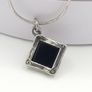 925 vintage Sterling silver Onyx set Image 6